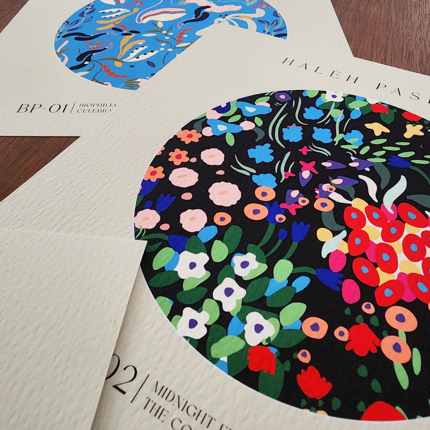 "Midnight Floral" Giclée Print, Free Shipping