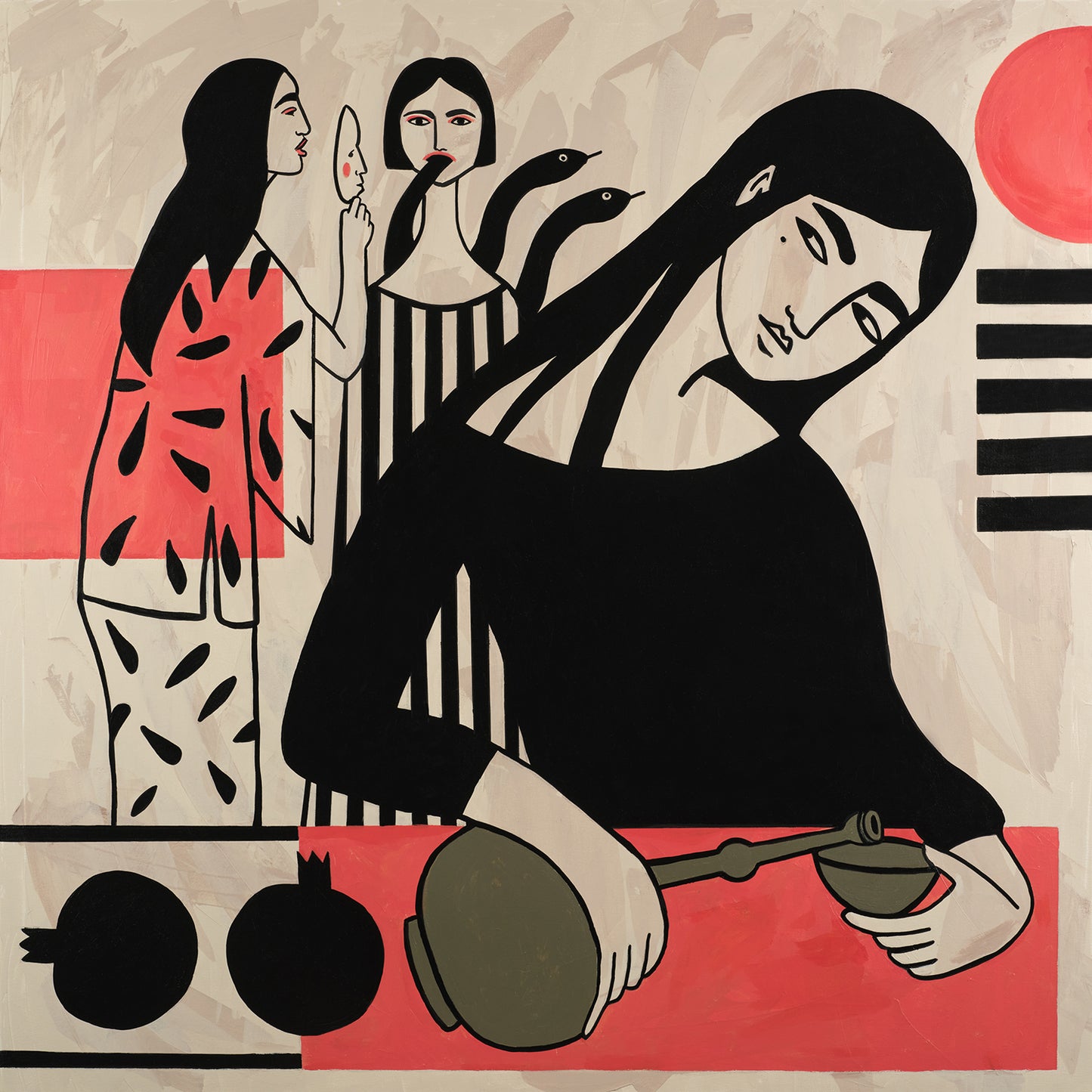 "Barriers" Limited Addition, 12"x12" Giclée Print, Free Shipping