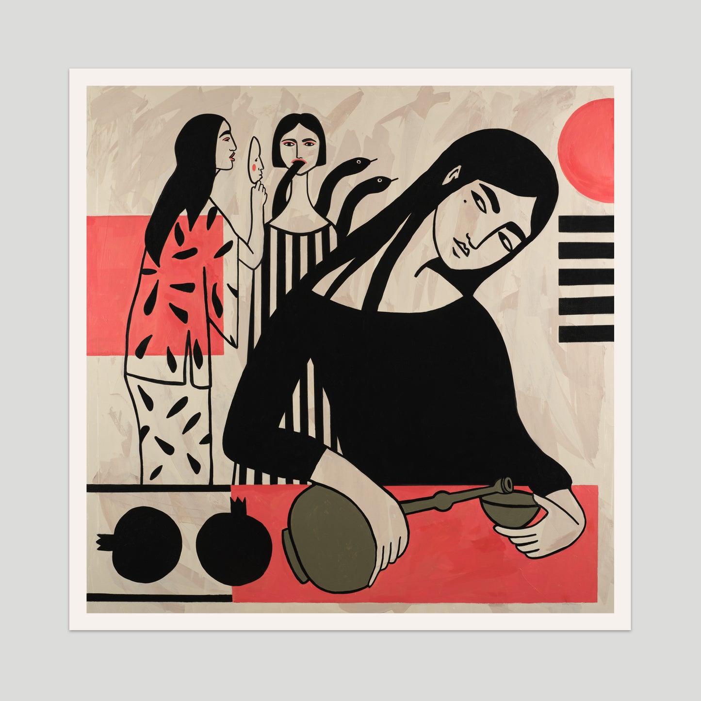 "Barriers" Limited Edition, 12"x12" Giclée Print, Free Shipping