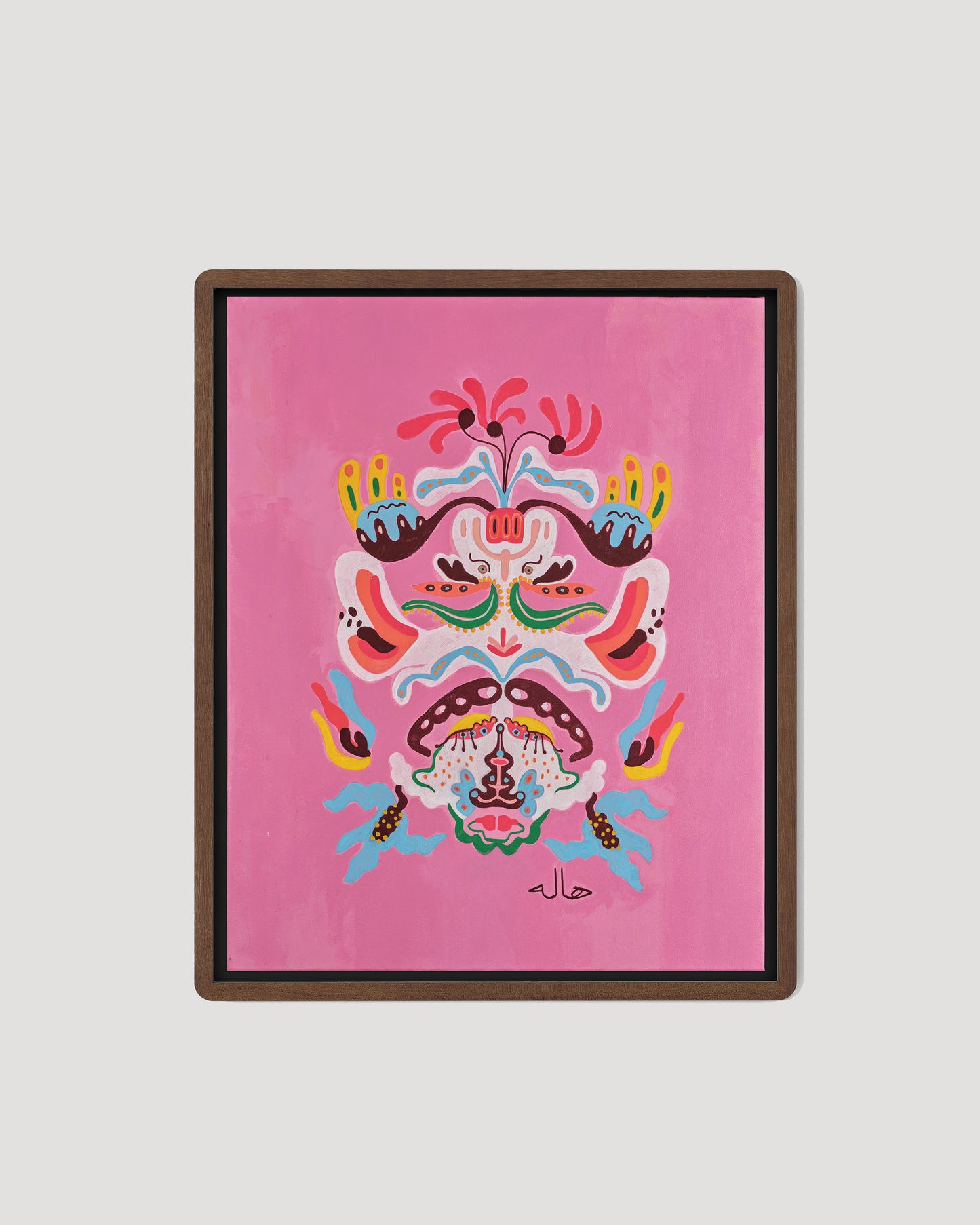 "Rorschach Kabuki"— Original Painting (Local Pickup)