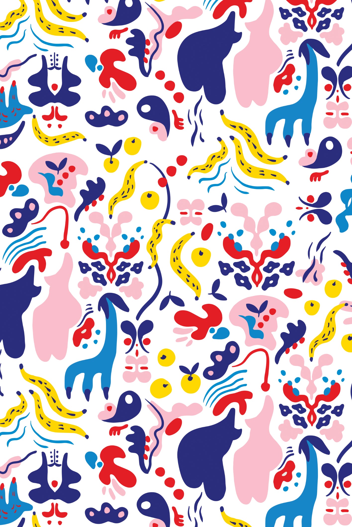 Wobbly Party Wallpaper